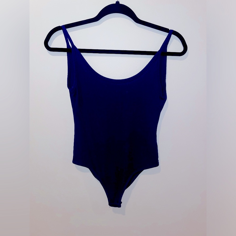 Altar’d State Navy Blue Bodysuit
